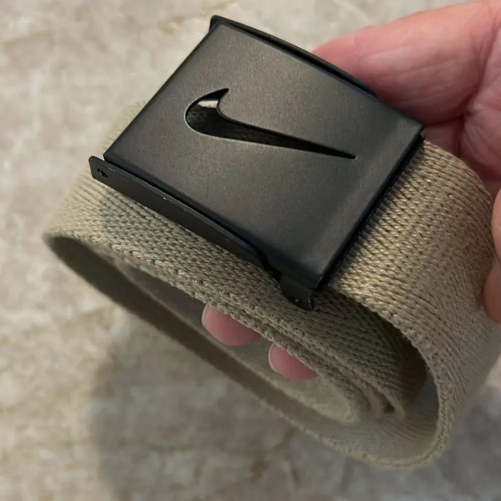 NIKE Web Adjustable Khaki Belt NWOT